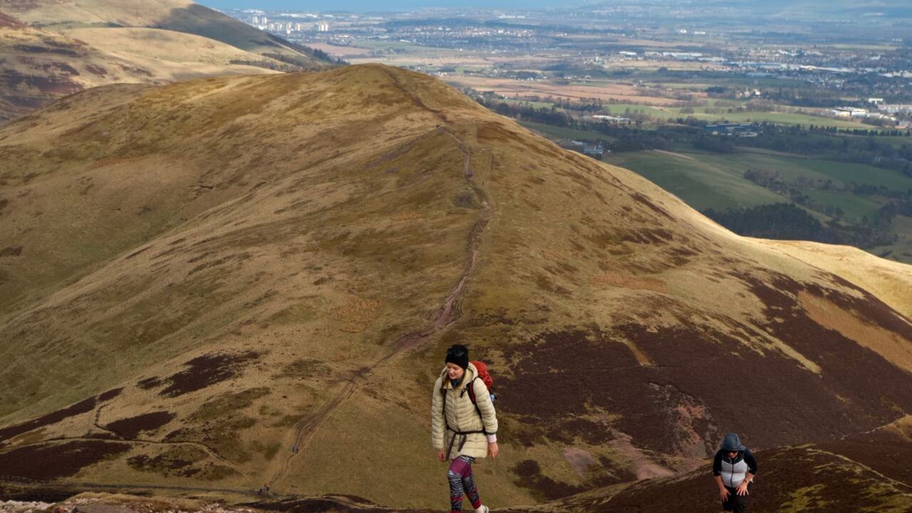 hill walks in fife